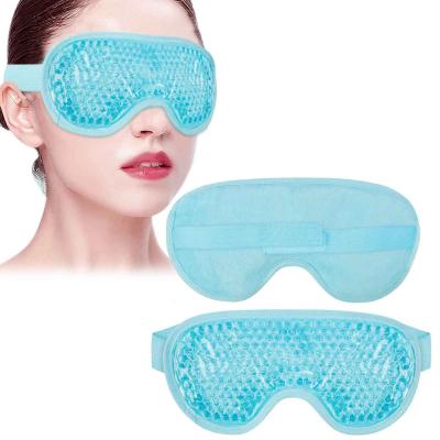 Cooling Eye Mask, Reusable Hot or Cold Therapy Gel Bead Eye Mask 