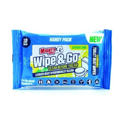 Flushable toliet wipes 